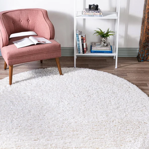 Infinity Shag Pearl 8 ft Round Area Rug