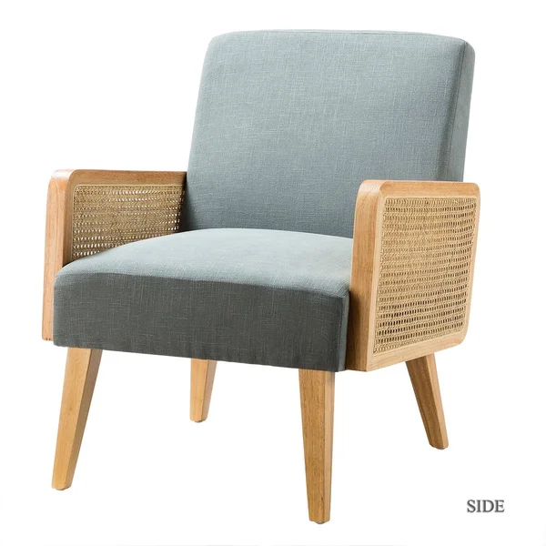 Carson Carrington Yppersbyn Upholstered Velvet Accent Chair - Tan