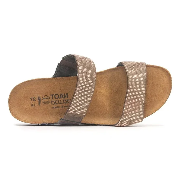 Women's Naot Bianca Slide Sandal - Size: 38, Beige