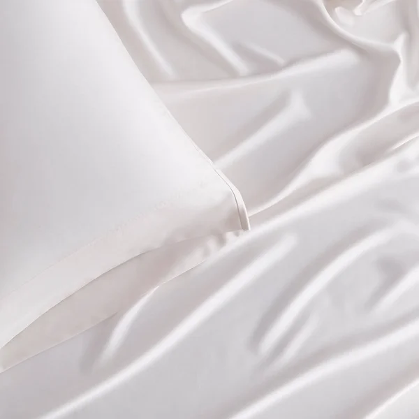 Legends Hotel Tencel Lyocell Sateen Flat Sheet - Buff - Beige - Size Queen, The Company Store