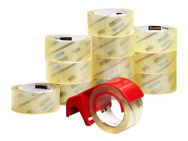 Scotch Shipping Commercial Grade - Packaging tape - 1.89 in x 54.6 in - clear (pack of 6)
