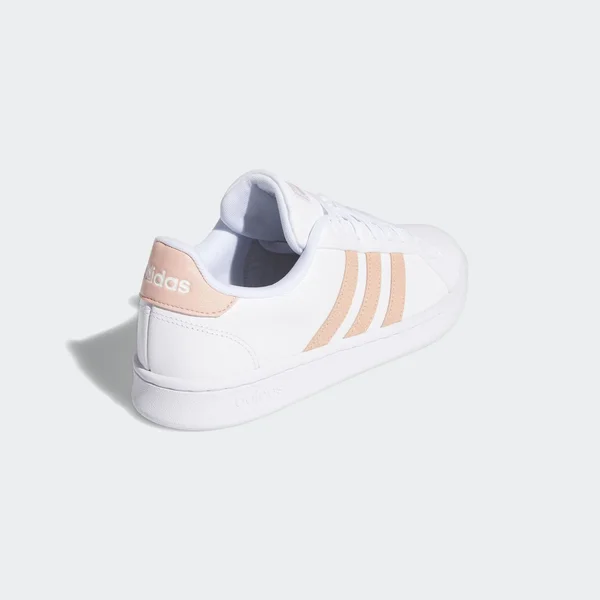 Adidas Women's Grand Court Sneakers (white/pink) - Size 7.5 M - Style #30220