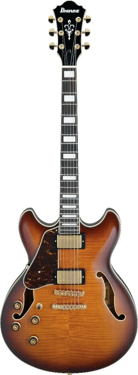 Ibanez AS93FM Artcore Expressionist Left-Handed Electric Guitar Violin Sunburst