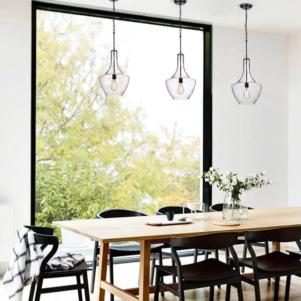 Aneto 1 - Light Single Teardrop Pendant - Clear GV9022