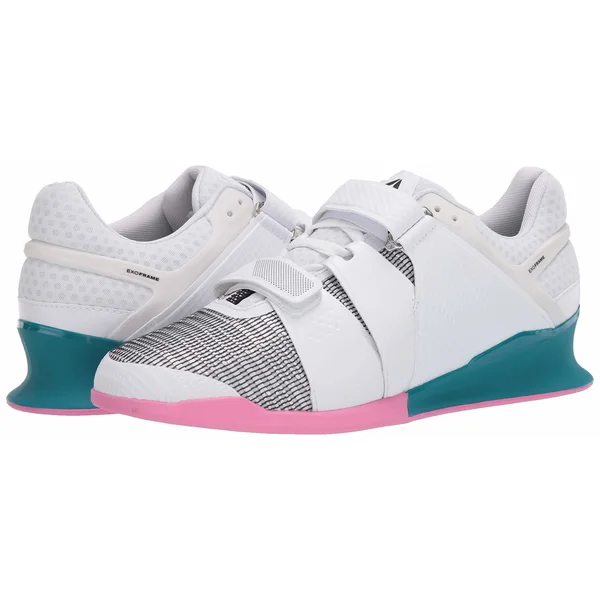 Reebok Legacylifter - White/Seaport Teal/Polished Pink, 8