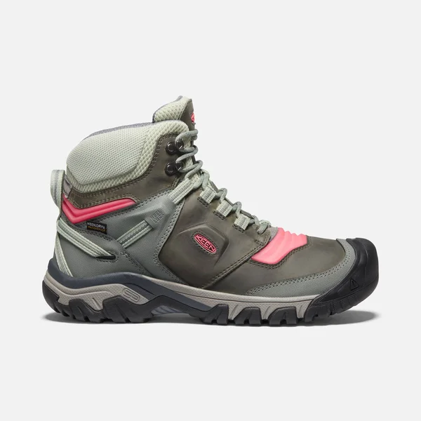 Keen Women's Ridge Flex Mid Waterproof Boot - 9.5 - Castor Grey - Dubarry