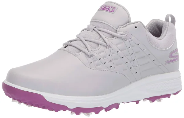 Skechers Women's Go Golf Pro v.2 Gray, Purple 11.0