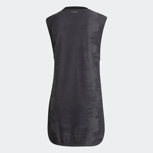 Adidas Women's New York Tennis Dress (Black/Glow Green)
