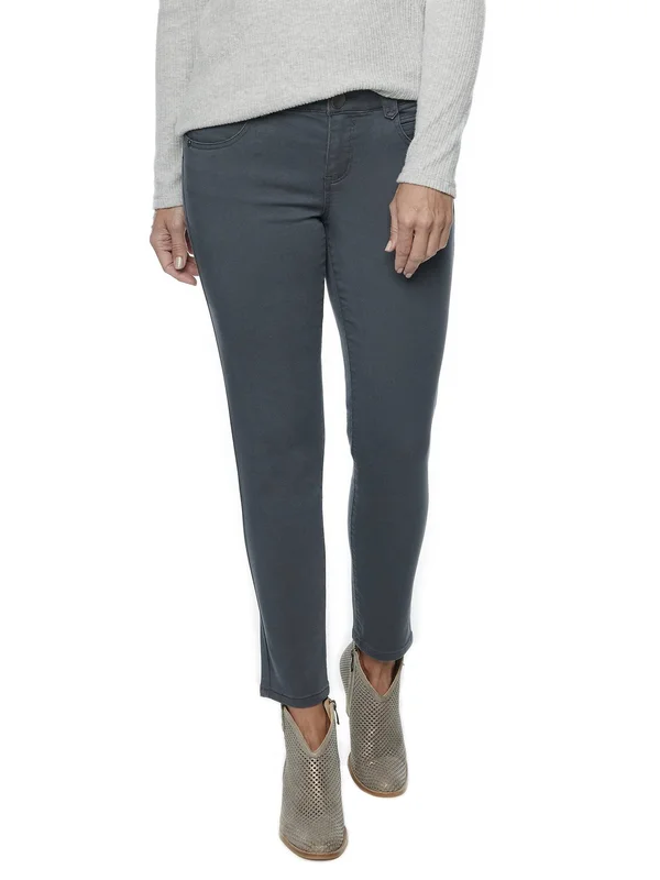 Democracy Women's Absolution Ankle Length Colored Jegging 8, Wine