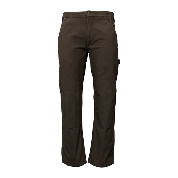 Key Premium Double Knee Duck Dungaree - Bark