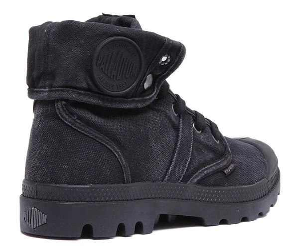 Palladium Baggy Boots Shoes Men's - Black Metal 02478-069-M