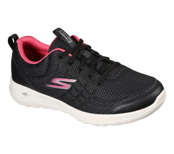 Skechers GOwalk Joy Black/Hot Pink - Size 8.5
