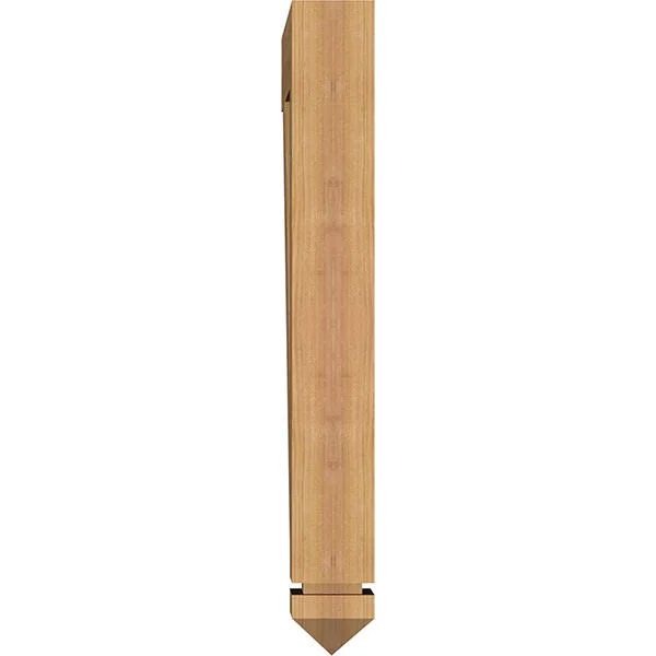 Ekena Millwork BKT04X20X28MRC03SWR 3 1/2x22W x 20x22D x 28x22H Merced Arts & Crafts Smooth BRACKET - Western Red Cedar