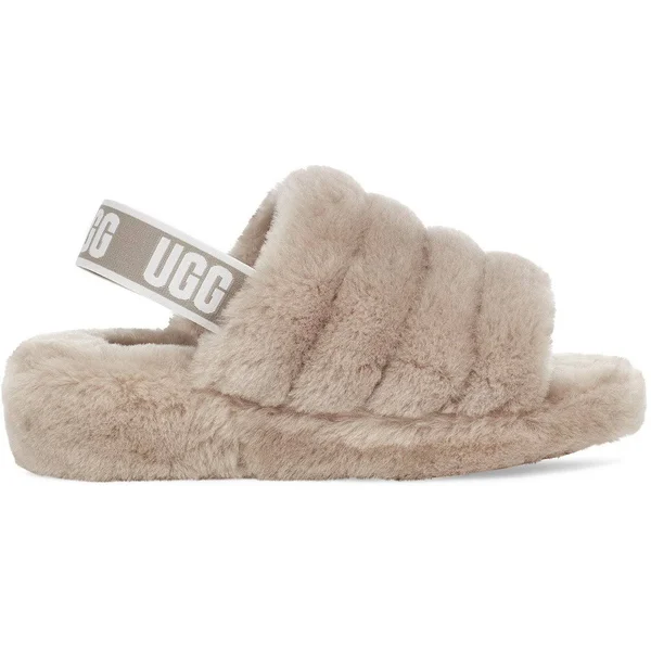 Ugg Women's Fluff Yeah Slide Goat - 6