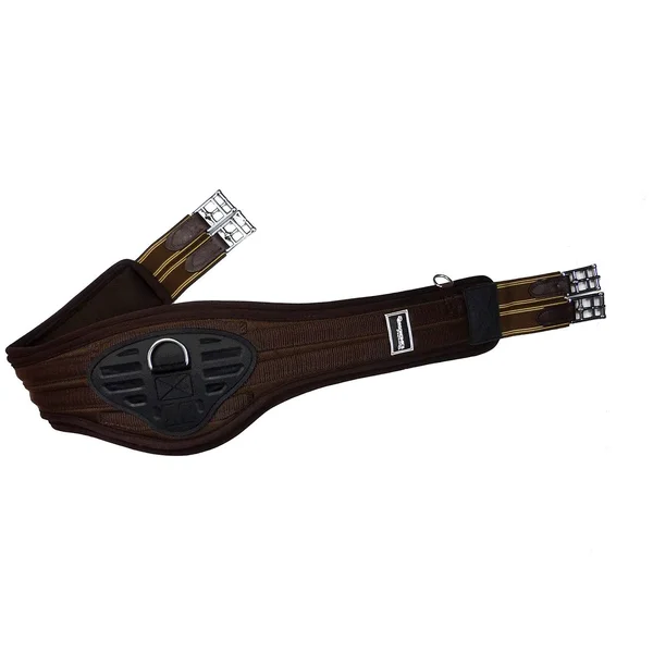 Majyk Equipe Ergonomics &Superhorse& All Purpose Girth with Neoprene-Free Liner 46, Brown, Removable