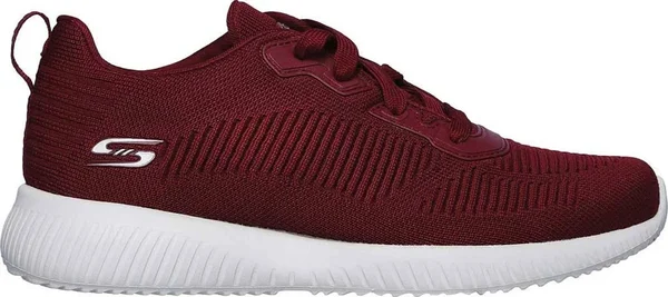 Women's Skechers Bobs Sport Squad Tough Talk Sneaker - Size: 5, Red