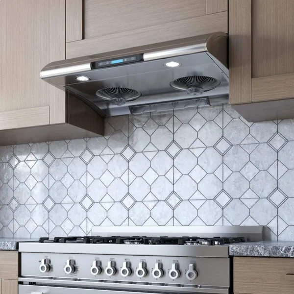 XO XOA36B 36x22 Under Cabinet Range Hood, Black