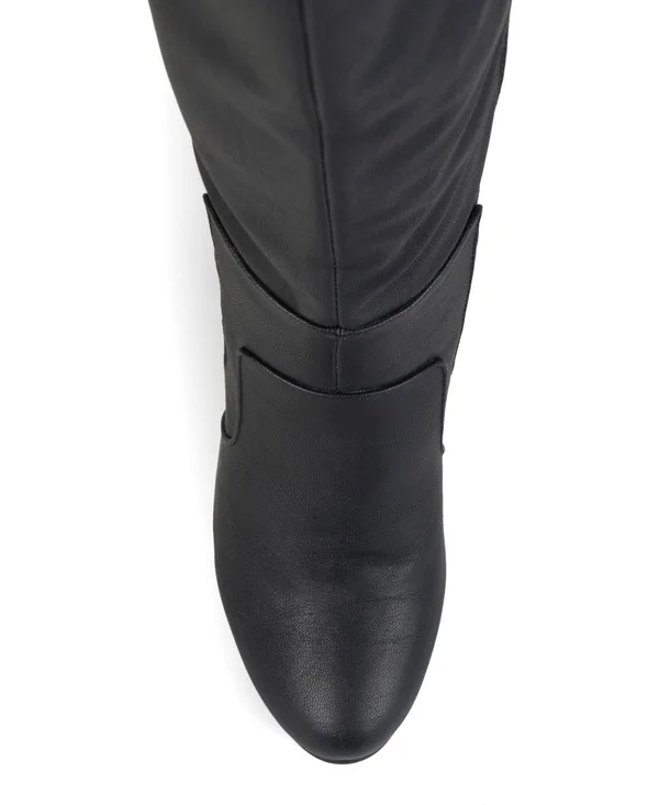 Journee Collection Women's Carver Wide Calf Boot - Grey