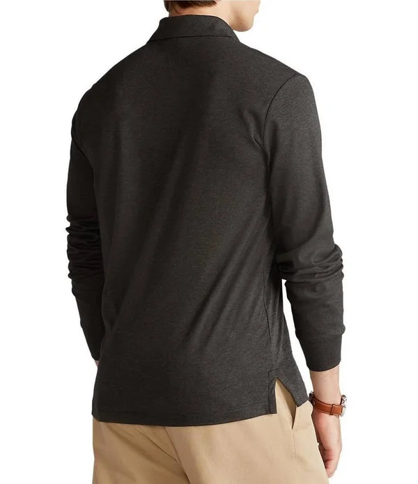 Polo Ralph Lauren Classic-Fit Soft Cotton Long-Sleeve Polo Shirt - XL