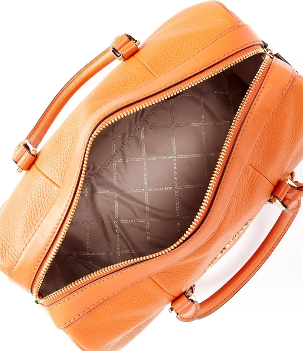 Michael Michael Kors Bedford Legacy Medium Duffel Satchel - Orange
