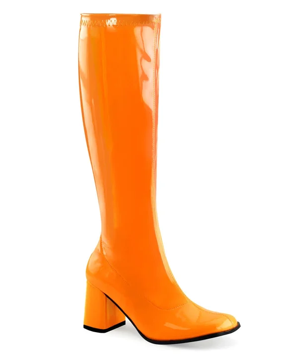 Funtasma - GOGO-300UV 10 - Neon Orange Str Patent