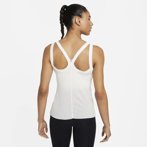 Nike Yoga Luxe Women's Tank Top in White - Size: 2XL, DD5545-901