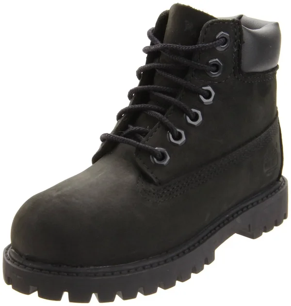 Timberland Kids& Toddler 6 inch Premium Boots 12807 - 6.5 - Black