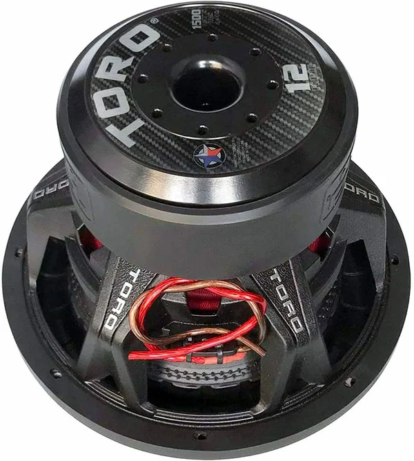 Force 12 - 12 inch 1500 Watts RMS, 3000W Max - Dual 4 Ohm 3x22 V.C. Car Subwoofer