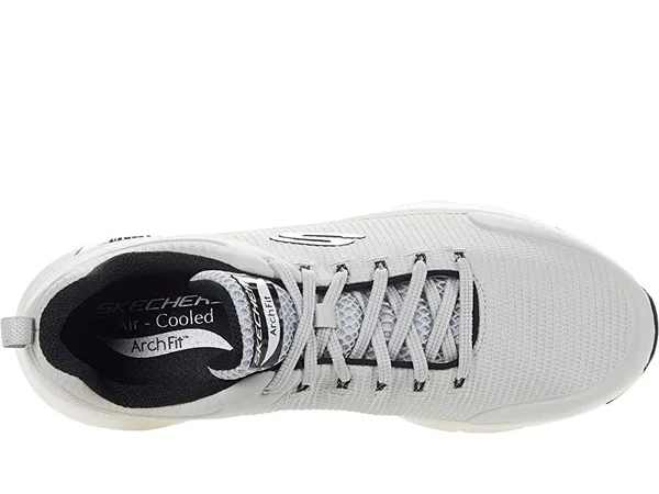 Skechers Arch Fit - Titan Light Gray/Black - Size 7.0