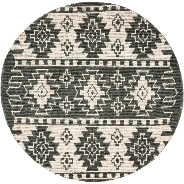 Safavieh 6& x 6& Round Bohemian BOH704F Grey Beige Rug