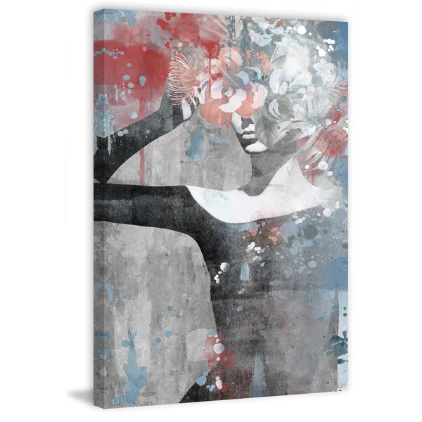 Marmont Hill Confused and Unknown Canvas Wall Art, Size: 45 inch x 30 inch
