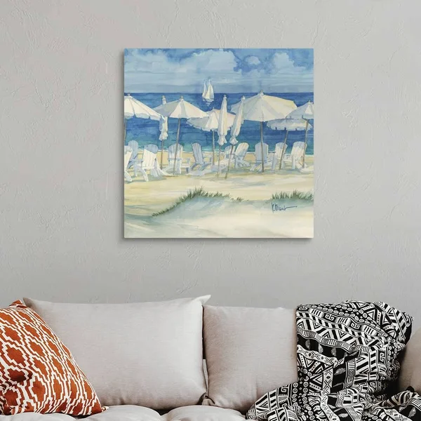 White Dune Beach II - Canvas Wall Art, 30x30, Great Big Canvas