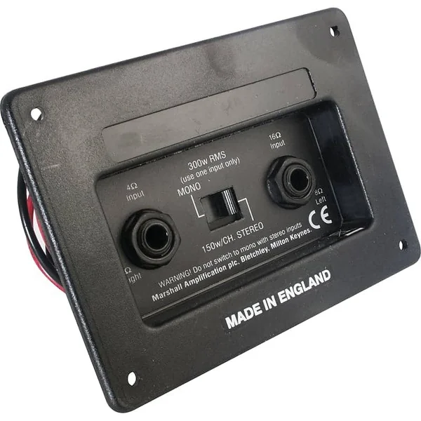 Jack Plate - Genuine Marshall, Switchable Stereo/Mono
