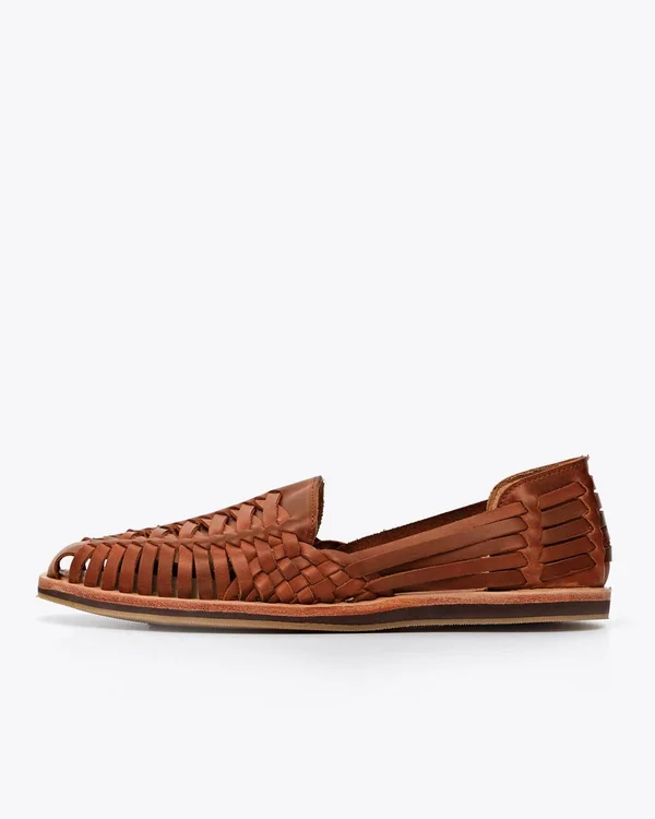Nisolo Huarache Sandal Brandy - Size 8