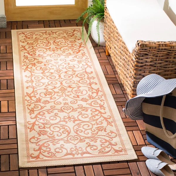 Safavieh Courtyard CY2098-3201 6&7x22 x 6&7x22 Square Natural - Terra Area Rug