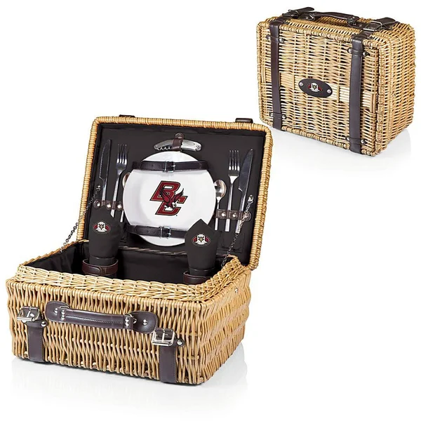 Boston College Eagles Black Champion Picnic Basket - 16 x 12 x 8