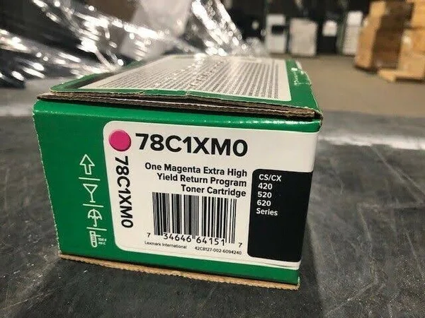 Lexmark 78C1XM0 Extra High-Yield Magenta Toner Cartridge