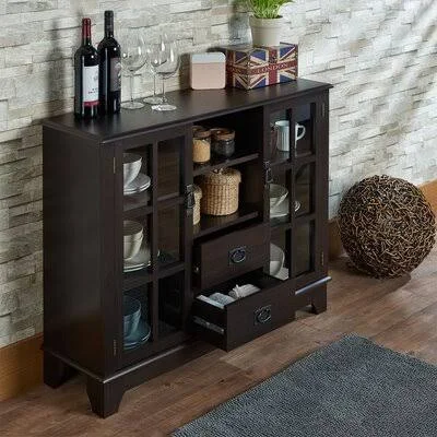 Console Table in Espresso Red Barrel Studio