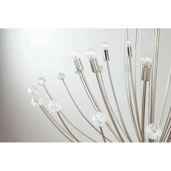 Capital Lighting 431701PN Audra - Chandelier 10 Light Polished Nickel