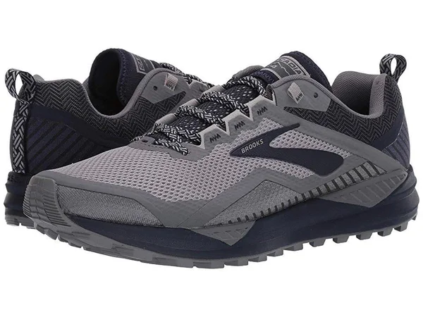 Brooks Cascadia 14 Men's Running Shoes Grey/Navy : 11 D - Medium