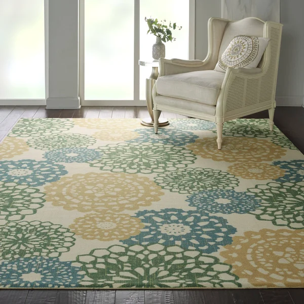 Waverly Sun N& Shade SND72 Area Rug, Black, 10& x 13&