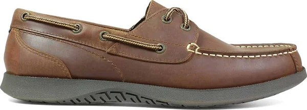 Nunn Bush Men's Bayside Lites Two Eye Boat Shoe - Size: 12, Brown