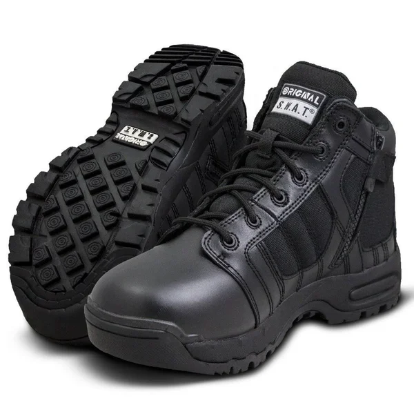 Men's Original S.W.A.T. Metro Air 5 inch Waterproof Side-Zip - Size: 16, Black
