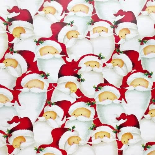 Jam Paper Industrial Size Bulk Wrapping Paper Rolls - Santa - 1/2 Ream (834 Sq ft) - Sold Individually, Size: 5004 x 24, Christm