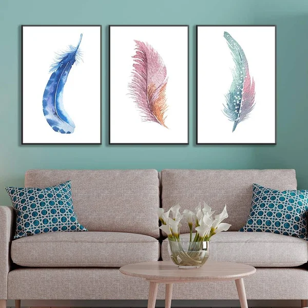 Nwt Framed Canvas Wall Art for Living Room - Bedroom Feature Canvas Prints for Home Decoration Ready to Hanging - 24x22x36x22x3 P