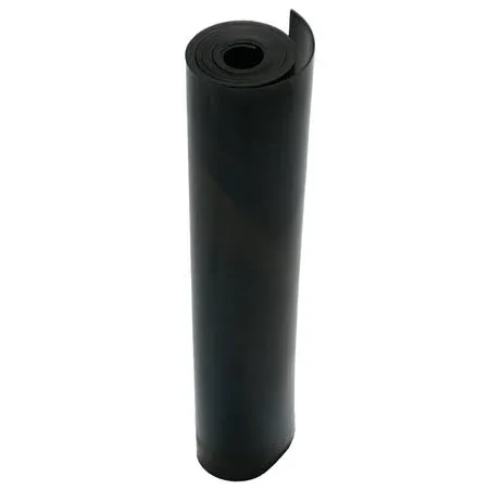 Rubber-Cal Neoprene 3/16 in. Thick x 36 in. Length x 144 in. Width Commercial Grade - 60A Rubber Sheet - Black 20-101
