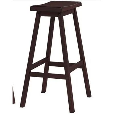Isandro Counter & Bar Stool Red Barrel Studio Seat Height: Bar Stool (29x22 Seat Height), Color: Walnut