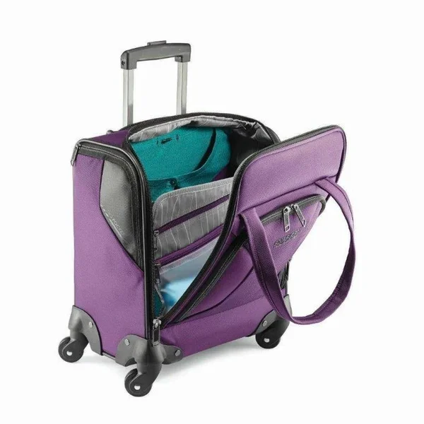 American Tourister Zoom Spinner Tote (Teal Blue)