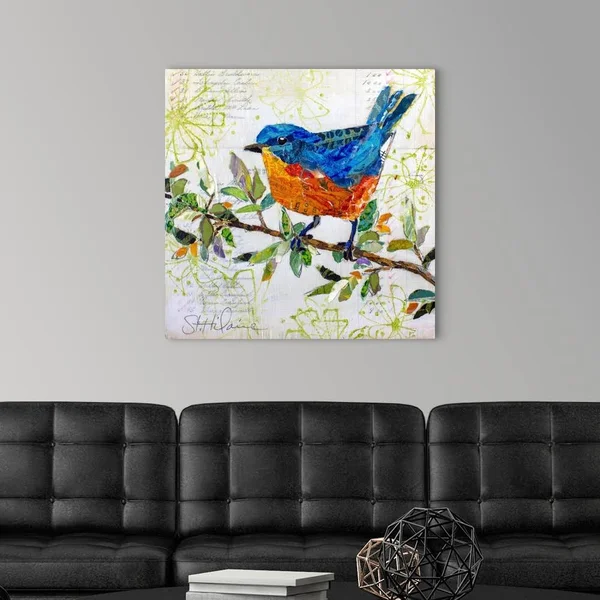Happy Bird I, Canvas Wall Art, 30x30, Great Big Canvas