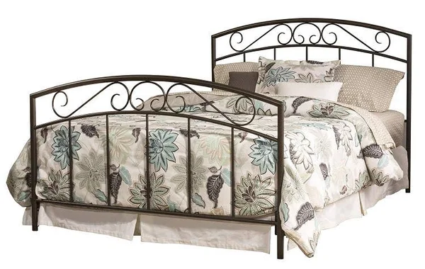 Hillsdale Wendell Full Bed Set Textured Black